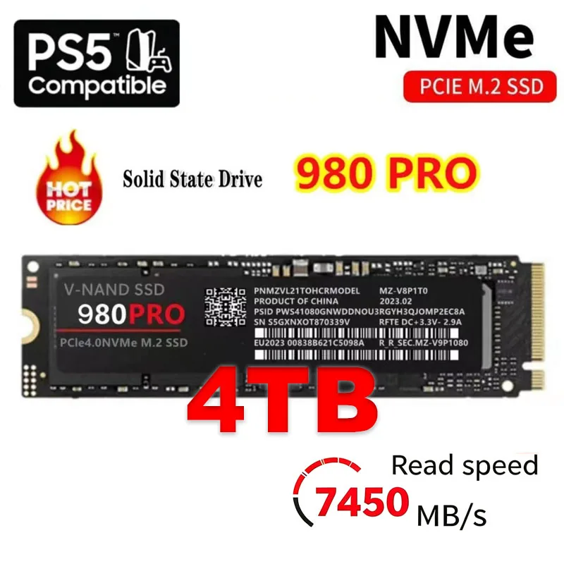 High Speed 980 PRO PCIe4.0 x4  - Samsung Ssd 980 Pro recension och pris