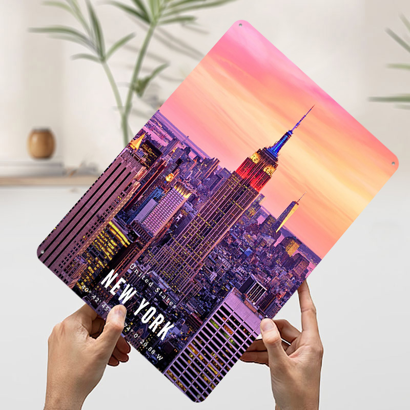 New York City Skyline Poster C - Retro Gaming York recension och pris