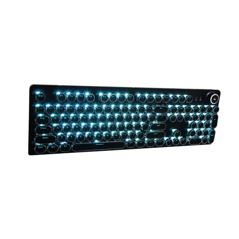 Typewriter Style Gaming Keyboa - Retro Gaming Uk recension och pris