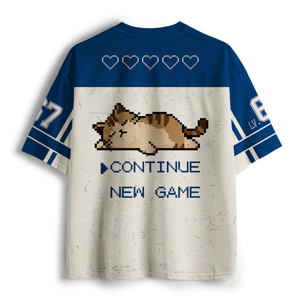 Unisex Funny Gamer Cat Jersey  - Retro Gaming Jersey recension och pris