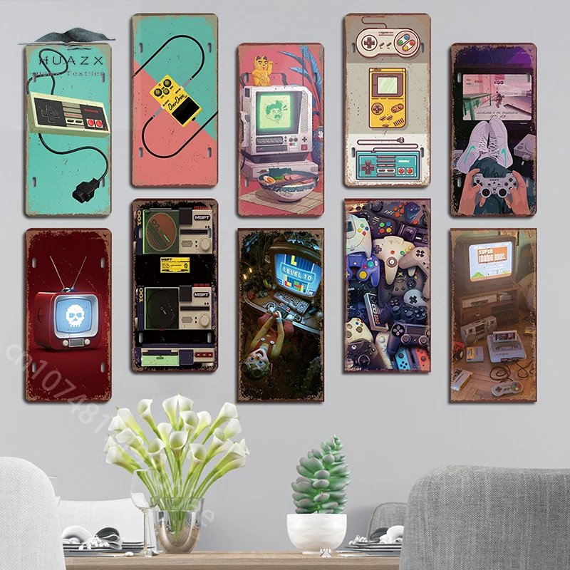 Vintage Gaming Metal Sign Retr - Retro Gaming Tv recension och pris