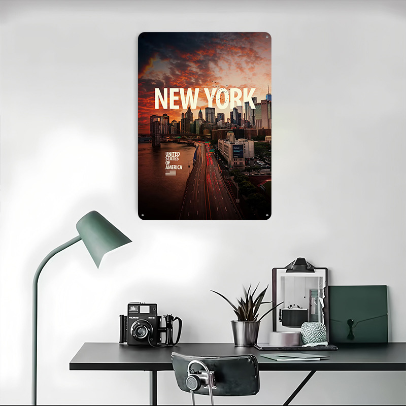 New York City Skyline Printed  - Retro Gaming York recension och pris