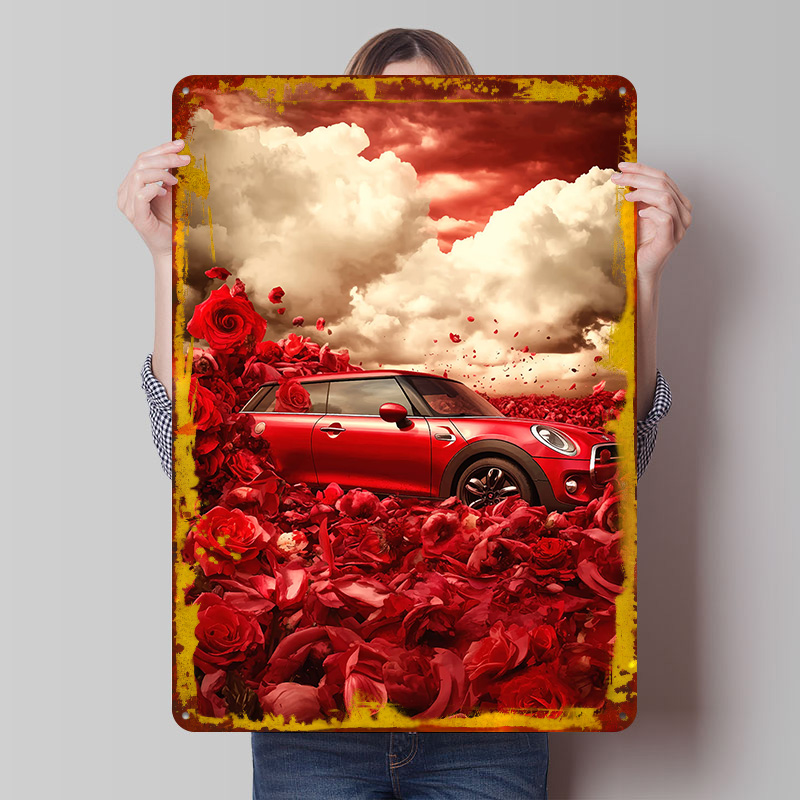 Red UK Car Cooper in Rose Fiel - Retro Gaming Uk recension och pris