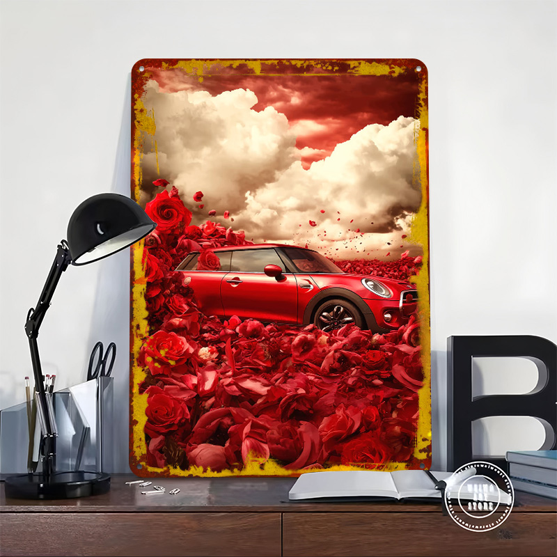 Red UK Car Cooper in Rose Fiel - Retro Gaming Uk recension och pris