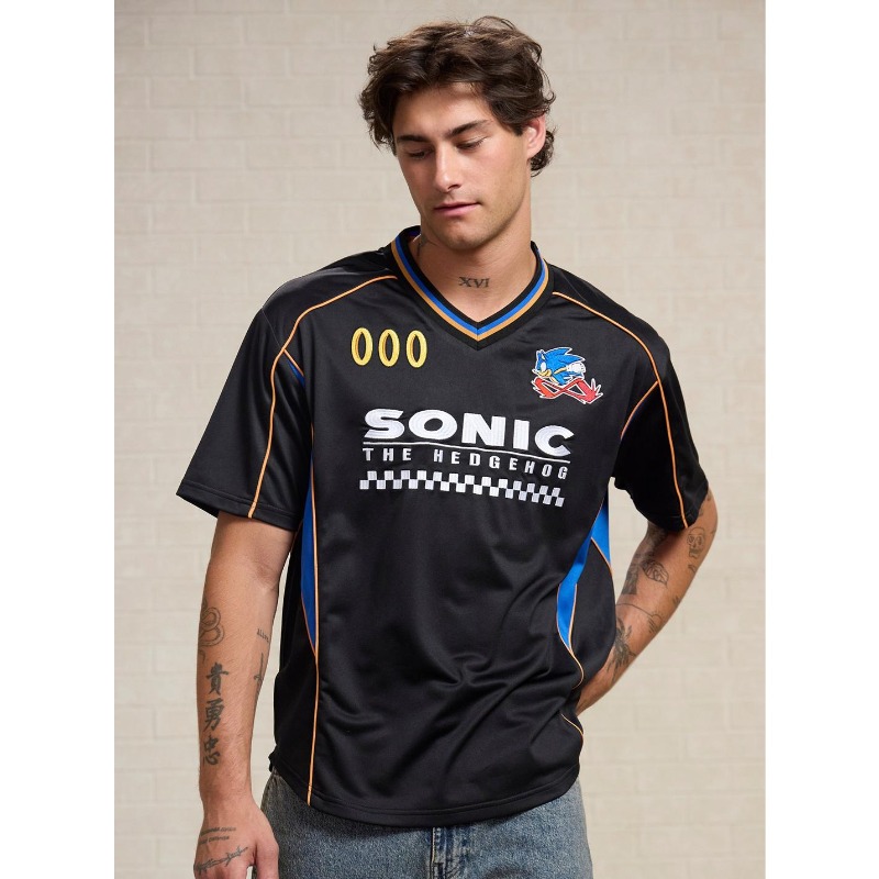 Sonic The Hedgehog Game Anime  - Retro Gaming Jersey recension och pris