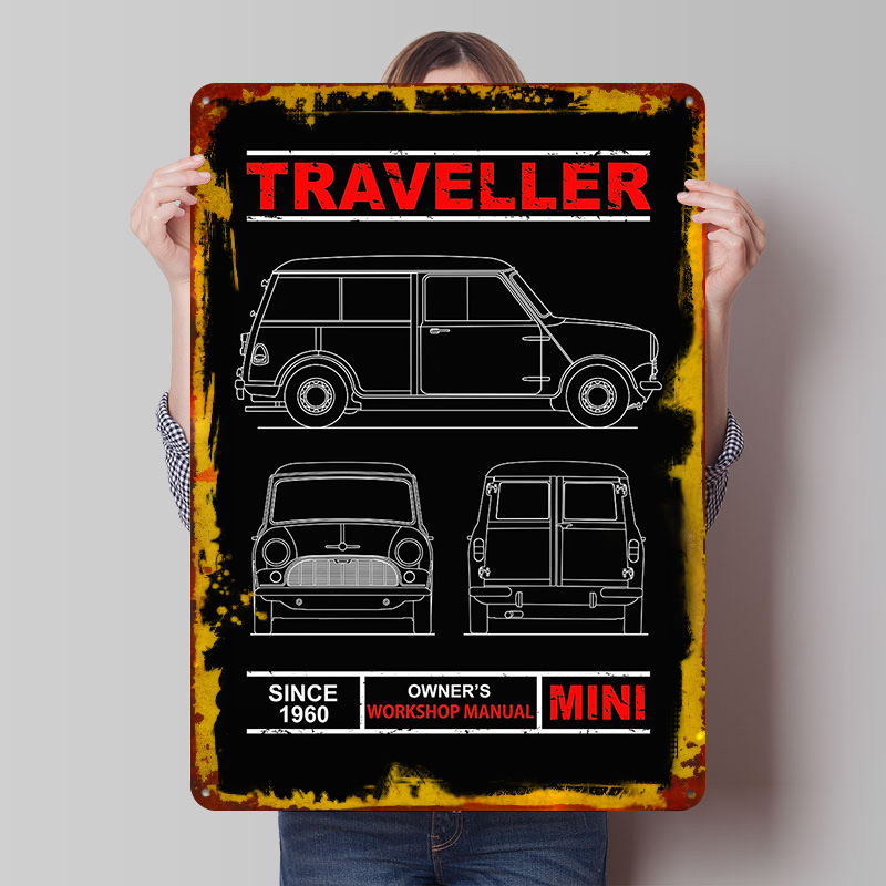 UK Car-Traveller Blueprint Pos - Retro Gaming Uk recension och pris