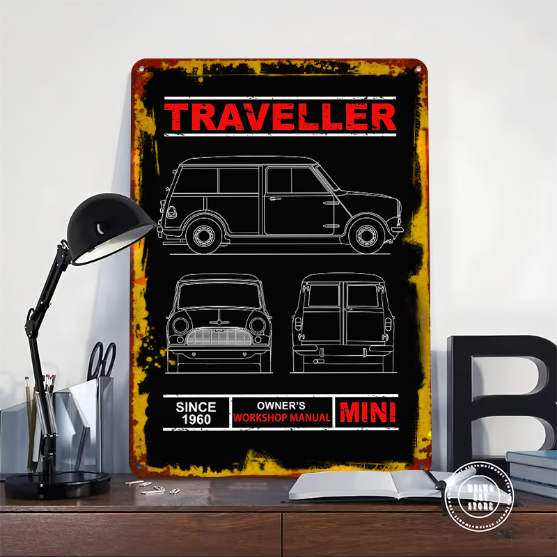 UK Car-Traveller Blueprint Pos - Retro Gaming Uk recension och pris