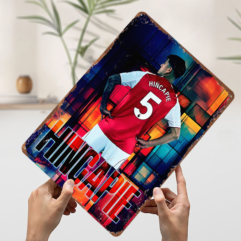Hincapie Soccer Jersey Tinplat - Retro Gaming Jersey recension och pris