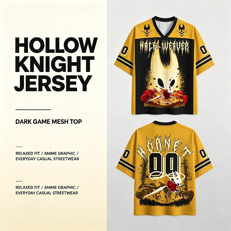 Hollow Knight Inspired “Half W - Retro Gaming Jersey recension och pris