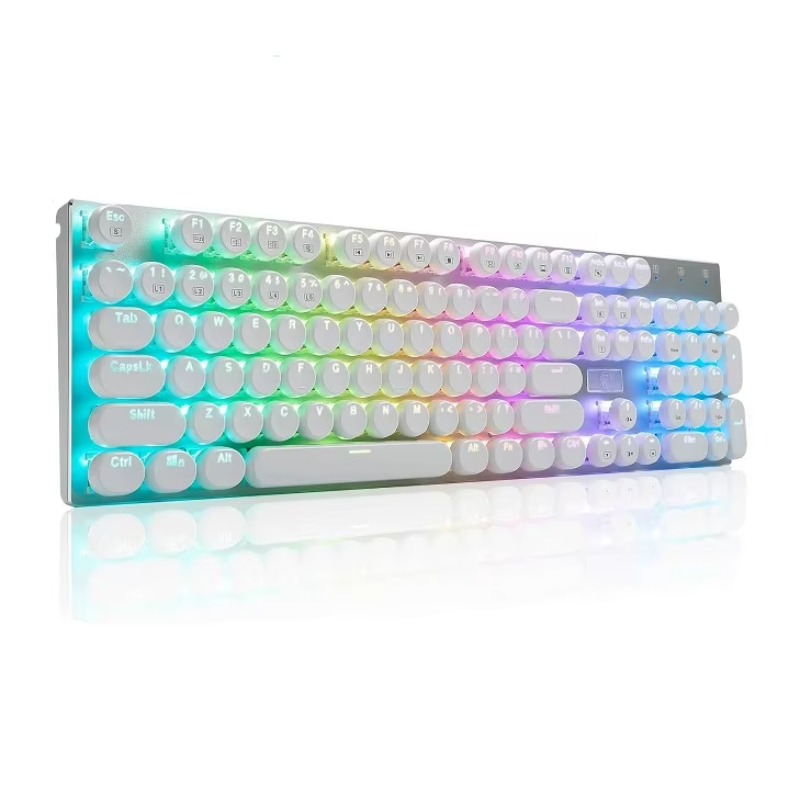 Mechanical Keyboard USB Wired  - Retro Gaming Uk recension och pris