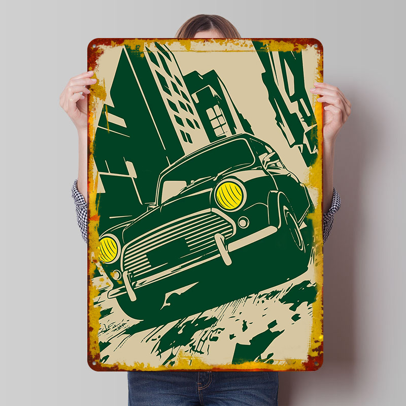 Retro UK Car Cooper in a City  - Retro Gaming Uk recension och pris