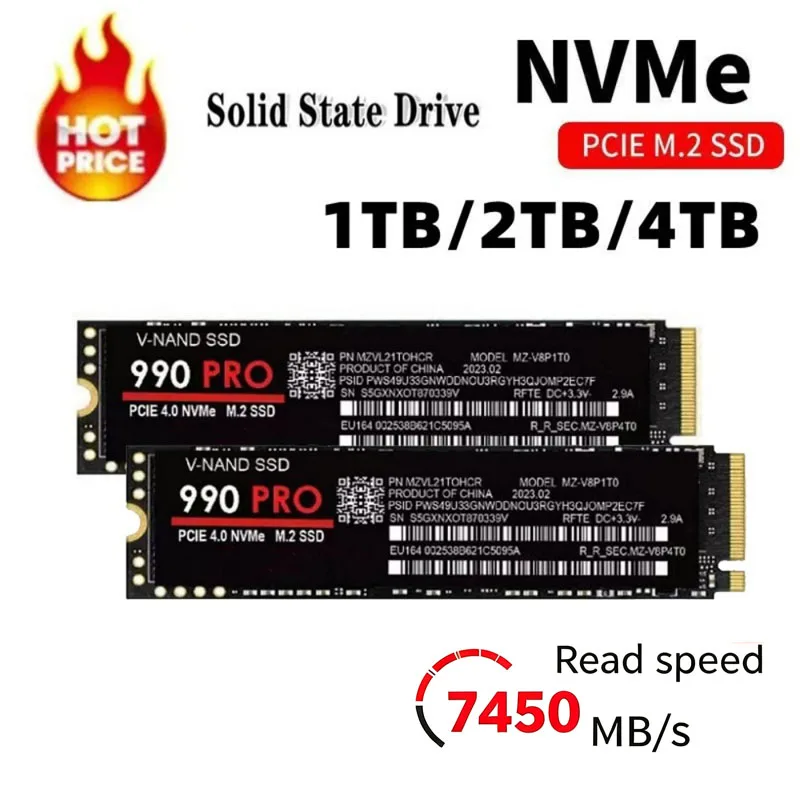 Gaming SSD high speed 990 PRO  - Samsung Ssd 980 Pro recension och pris