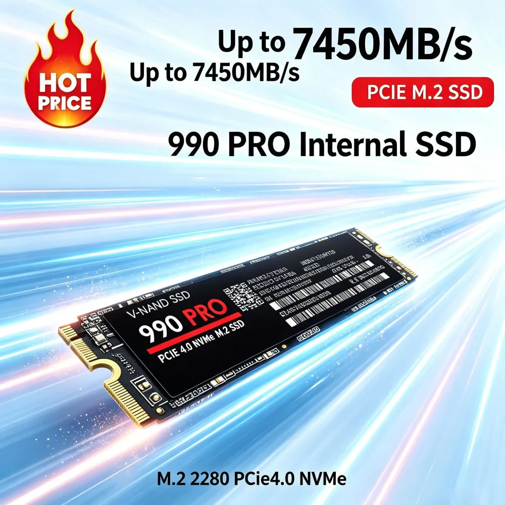 Gaming SSD high speed 990 PRO  - Samsung Ssd 980 Pro recension och pris
