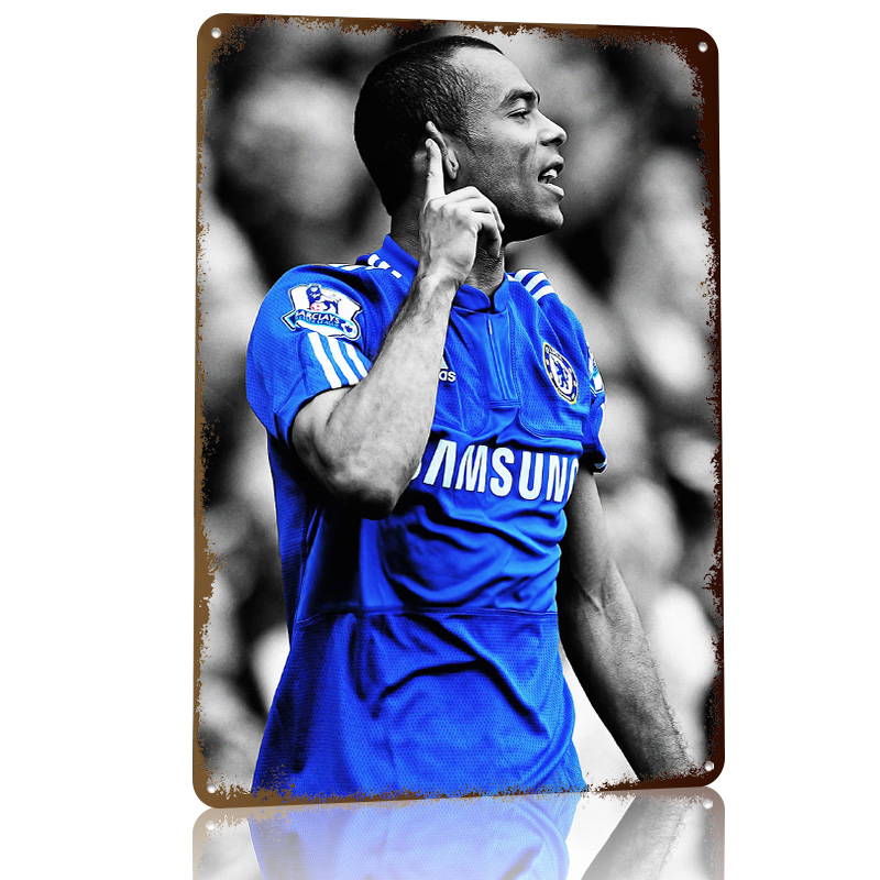 Ashley Cole in Chelsea Jersey  - Retro Gaming Jersey recension och pris
