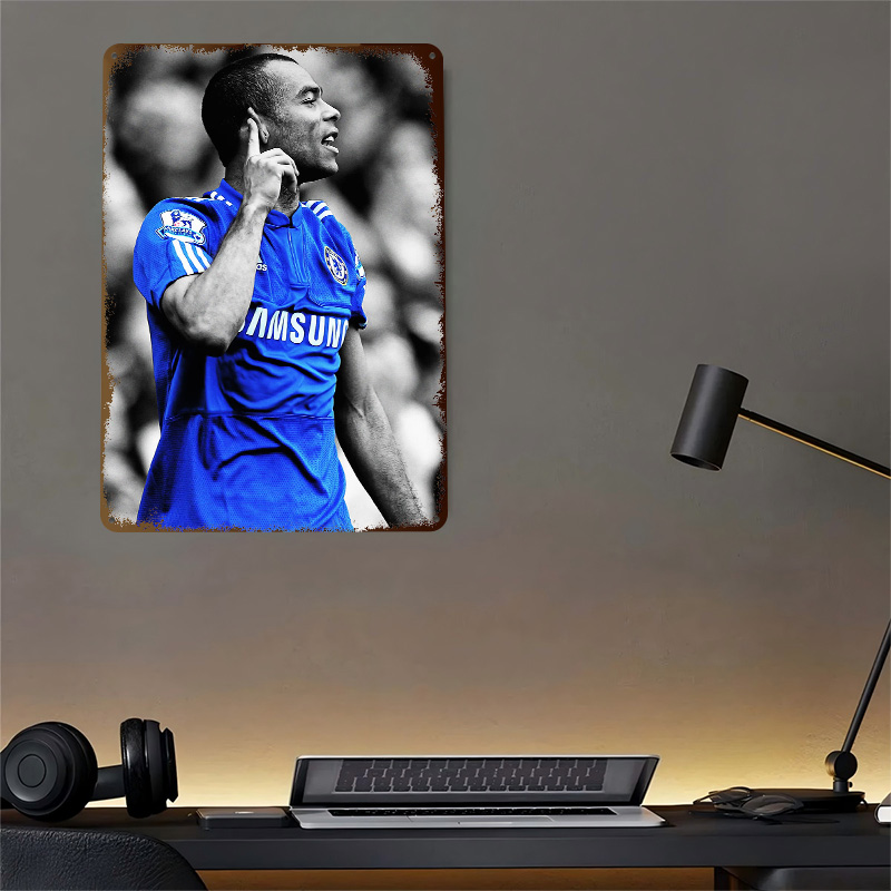 Ashley Cole in Chelsea Jersey  - Retro Gaming Jersey recension och pris