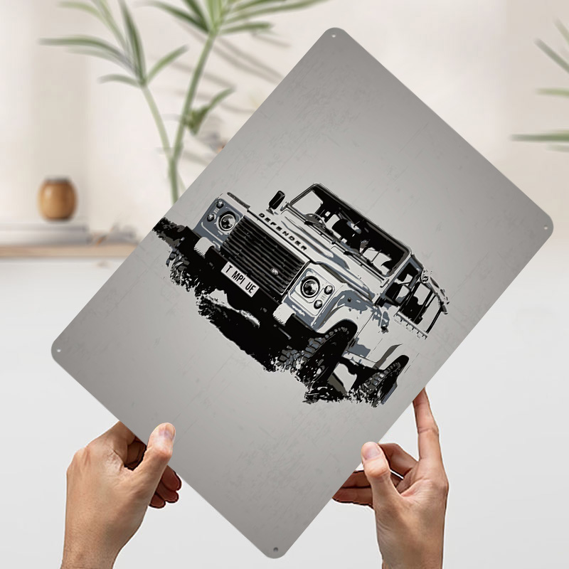 UK Car Rover Defender Poster C - Retro Gaming Uk recension och pris