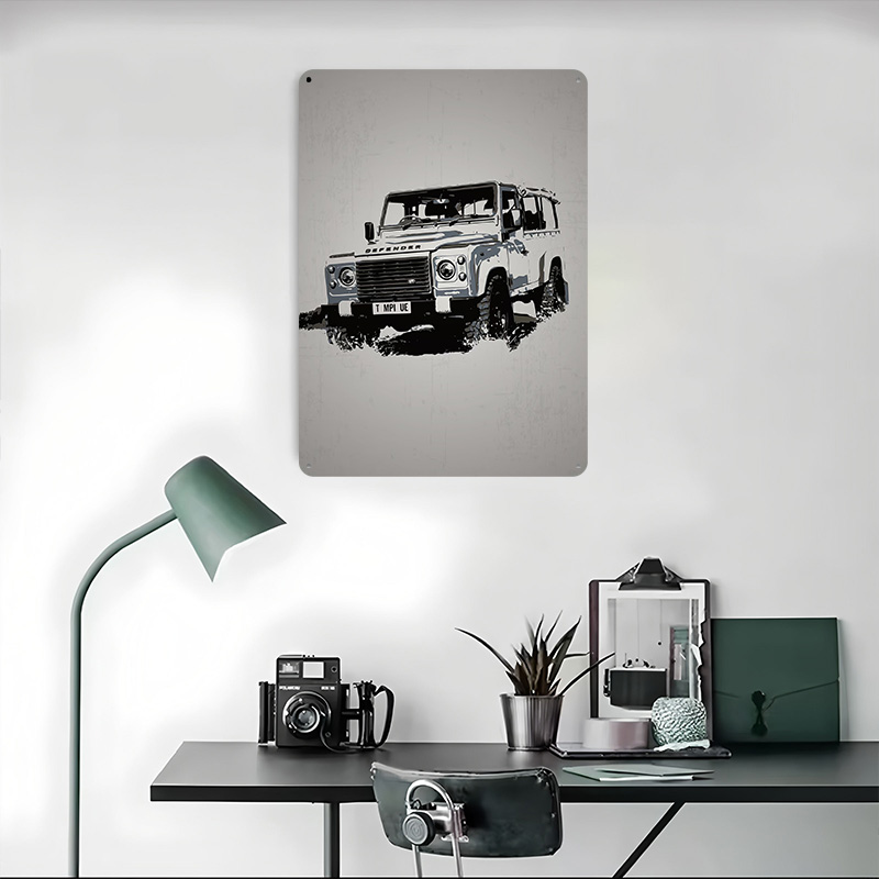 UK Car Rover Defender Poster C - Retro Gaming Uk recension och pris