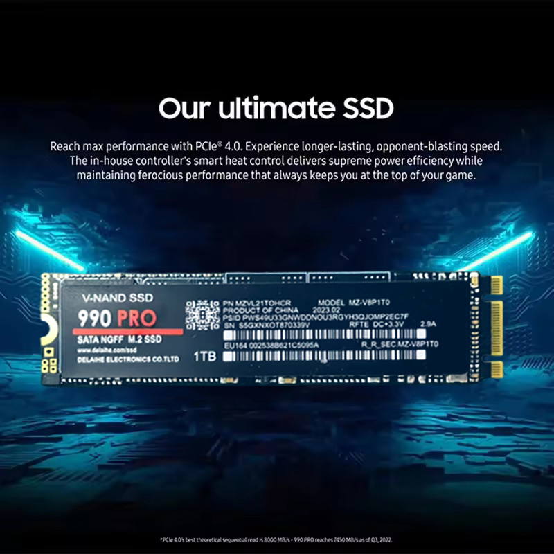 Original 980Pro 990Pro M.2 NVM - Samsung Ssd 980 Pro recension och pris